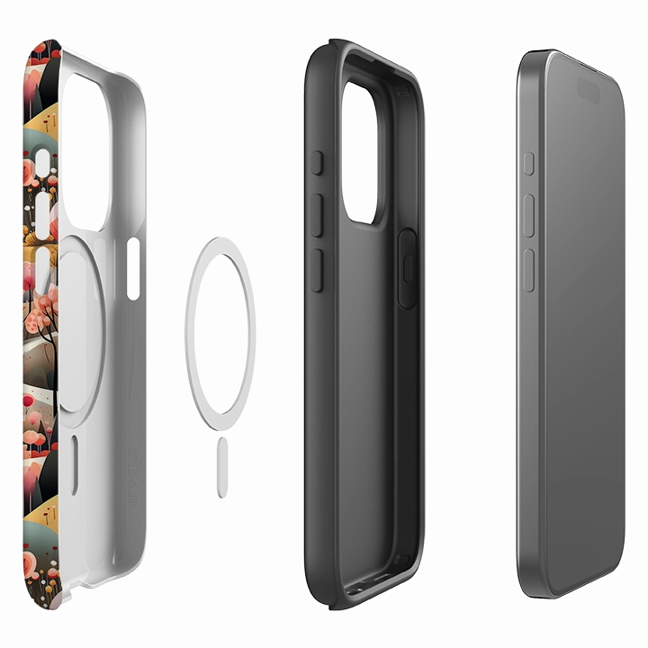 iPhone MagSafe Tough Case -  Elbe Sandstone Mountains Hand Friendly