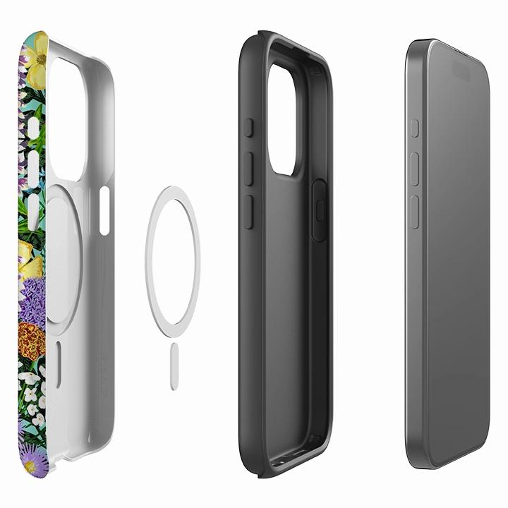 iPhone MagSafe Tough Case - Floral I By Abby Jacobs Drop Protection