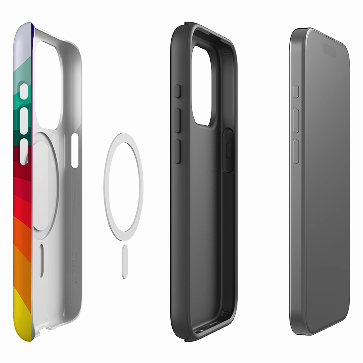 Non slip grip iPhone MagSafe Tough Case - Full Spectrum By Kitty Joseph