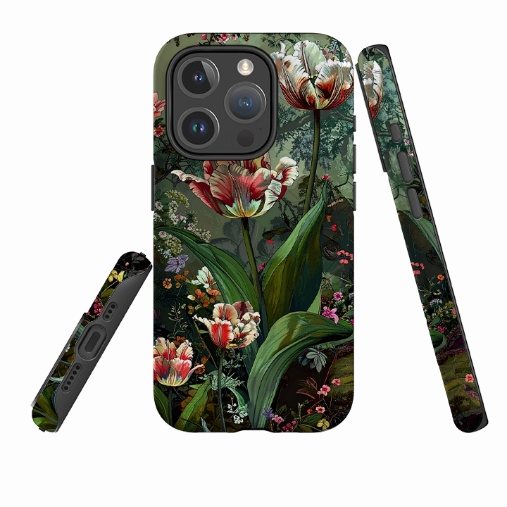 iPhone MagSafe Tough Case - Green Vyne Garden Flexible Grip Form Light Touch