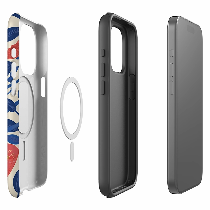 Classic Pattern Travel Companion iPhone MagSafe Tough Case - May II By Nina Pace