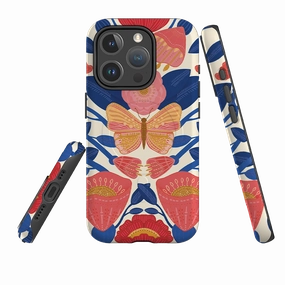 Strong protection Compact Texture Layer iPhone MagSafe Tough Case - May II By Nina Pace