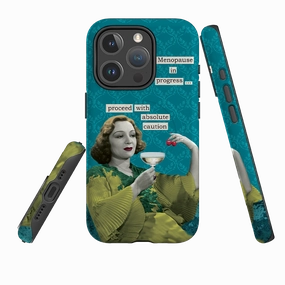 Urban Design iPhone MagSafe Tough Case - Menopause In Progress By Clare Jordan