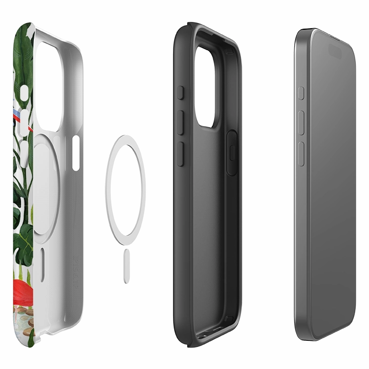 iPhone MagSafe Tough Case - Mother Nature By Bex Parkin Sleek Texture Vivid Gradient