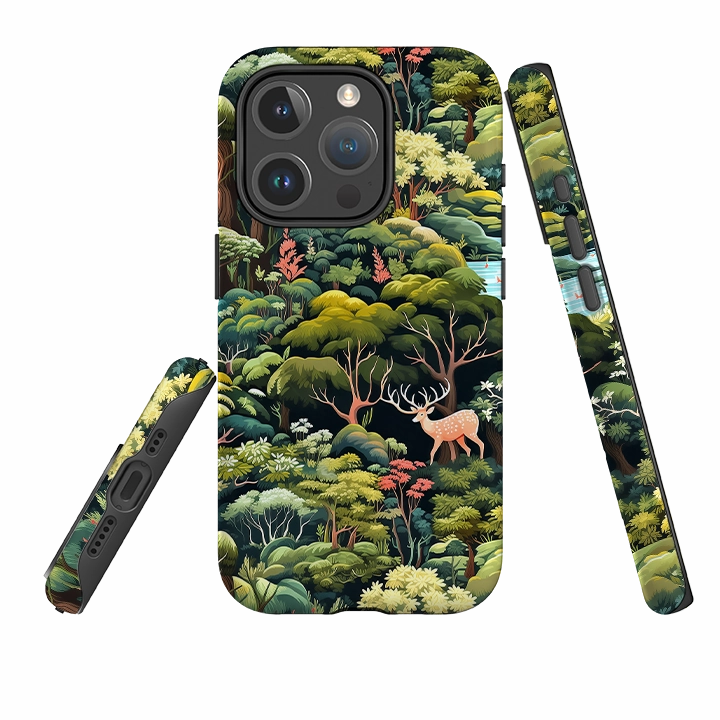 Smooth Texture Pattern Metal Texture iPhone MagSafe Tough Case -  Odenwald Park