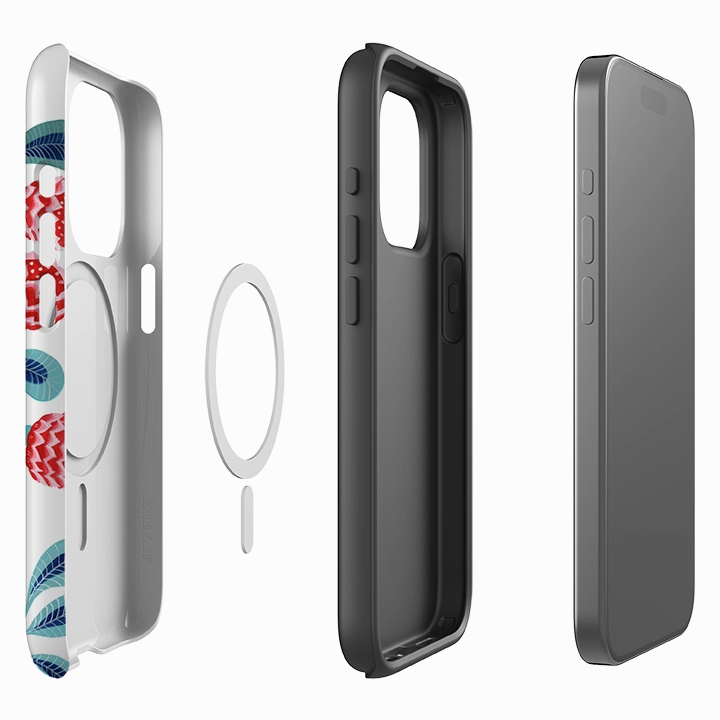 Light Edge iPhone MagSafe Tough Case - Redsnake By Bex Parkin