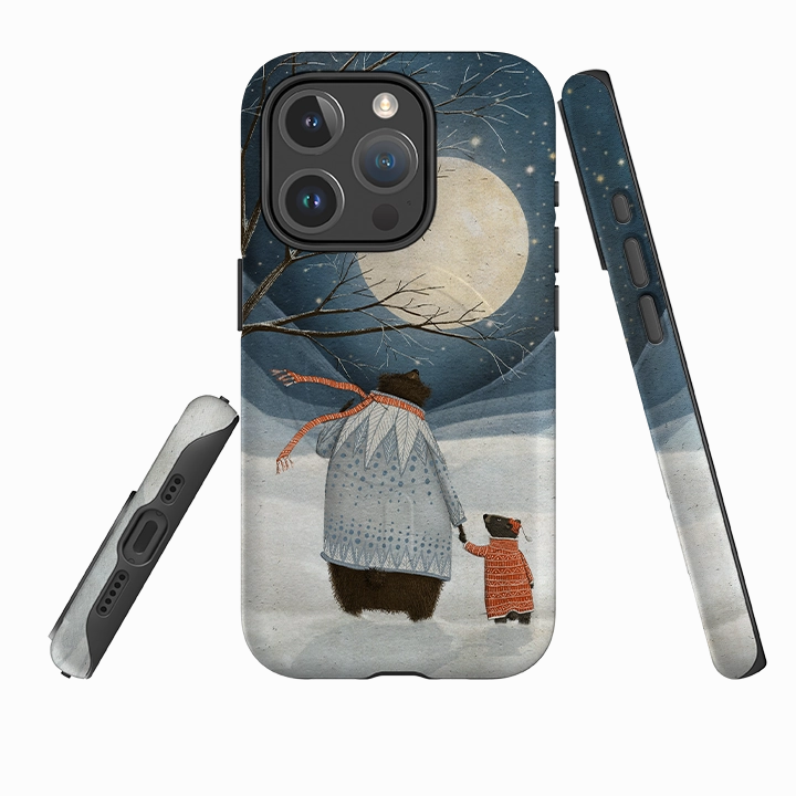 Outdoor Protection iPhone MagSafe Tough Case -  Under a Moonlit Sky By Maja Lindberg