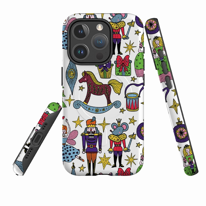 iPhone MagSafe Tough Case - Xmas Kitsch III Elegant Surface Texture