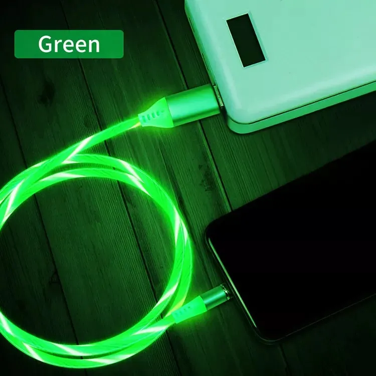 LED Flowing Light Charging Cable for Apple iPhone Protective Corners Light Form