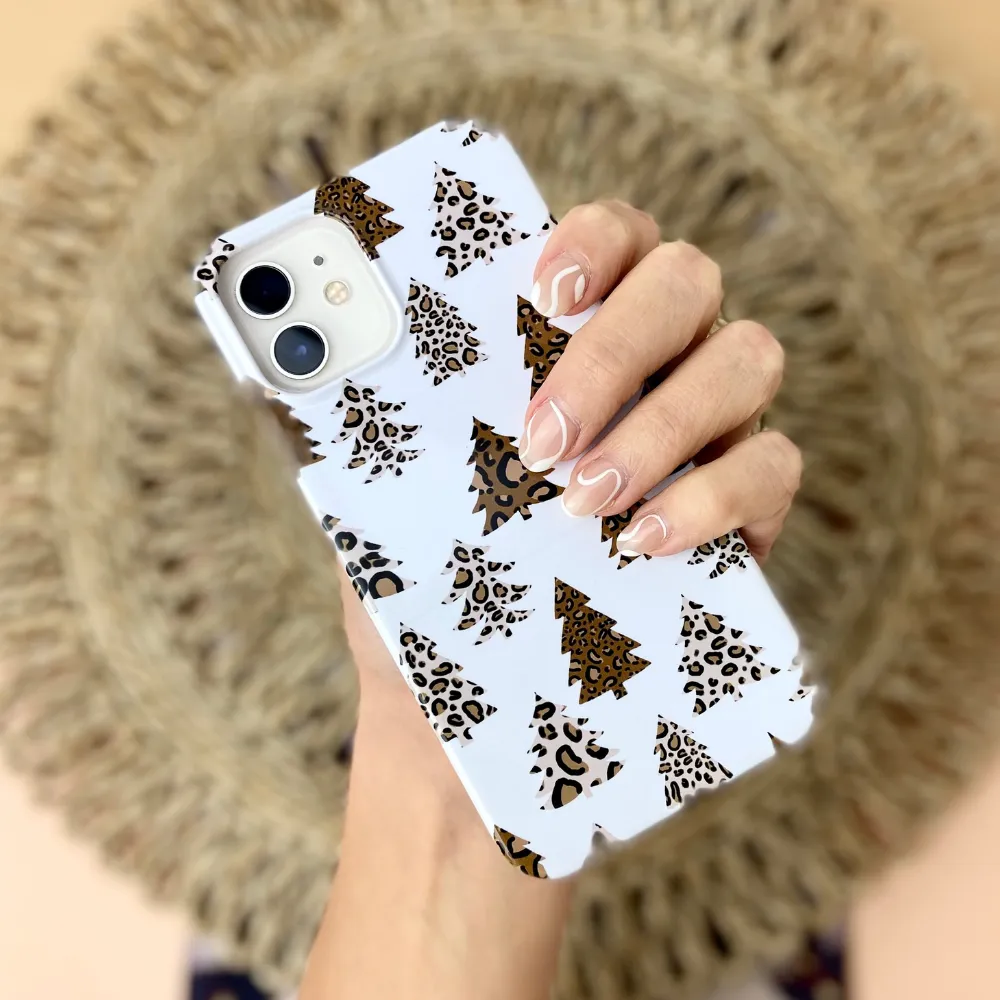 Premium Texture Leopard Trees Phone Case