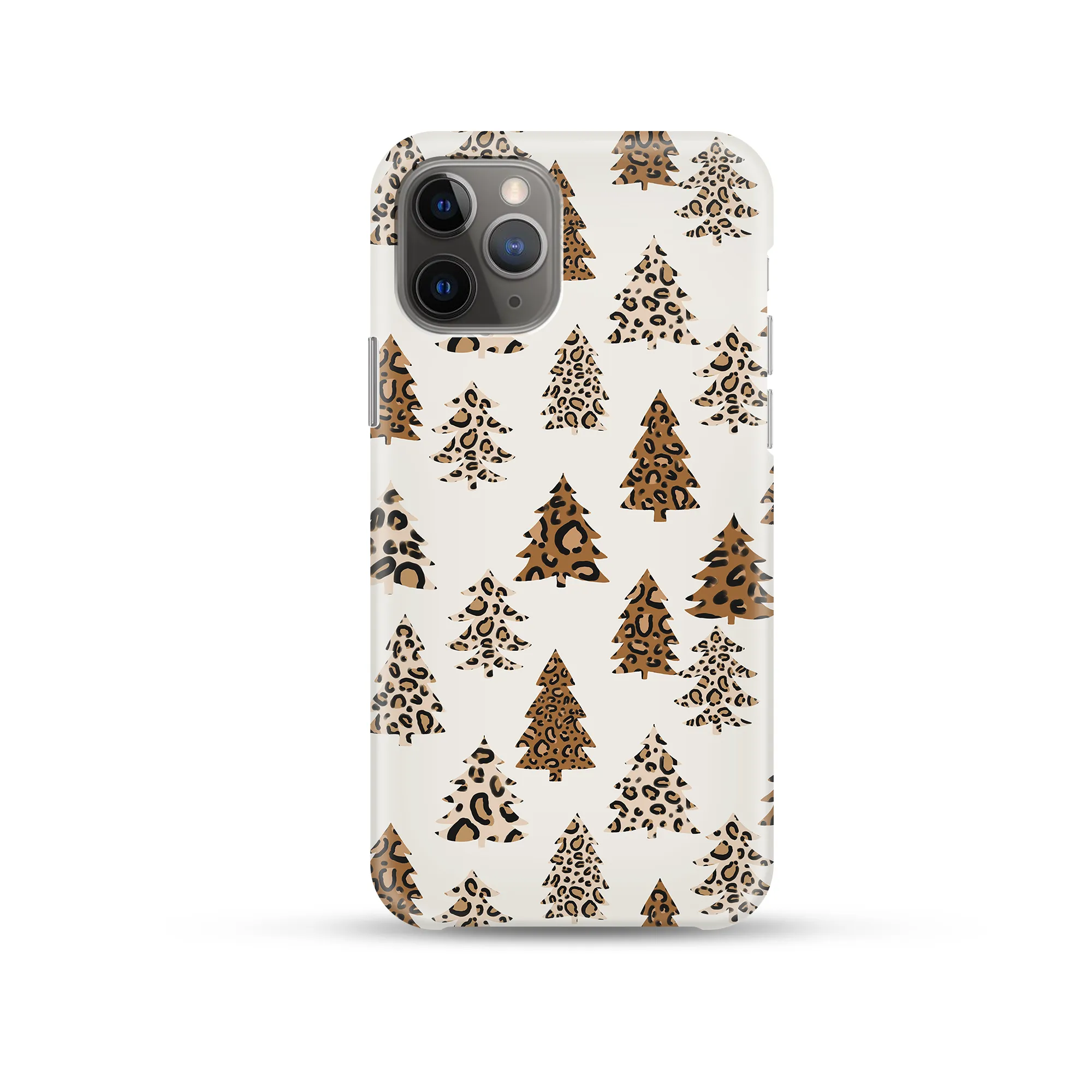Leopard Trees Phone Case Gloss Layer Finish