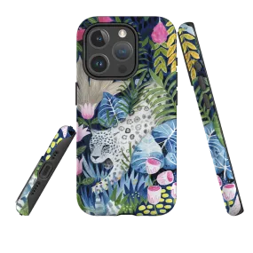Protective Gear Luxury Detail iPhone MagSafe Tough Case - Prowling Leopard By Bex Parkin