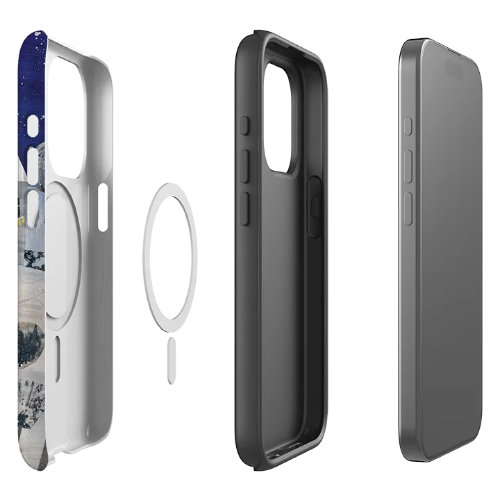 iPhone MagSafe Tough Case - Santa By Tracey English Soft Interior Protective Look