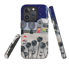 Water Resistant iPhone MagSafe Tough Case - Santa By Tracey English