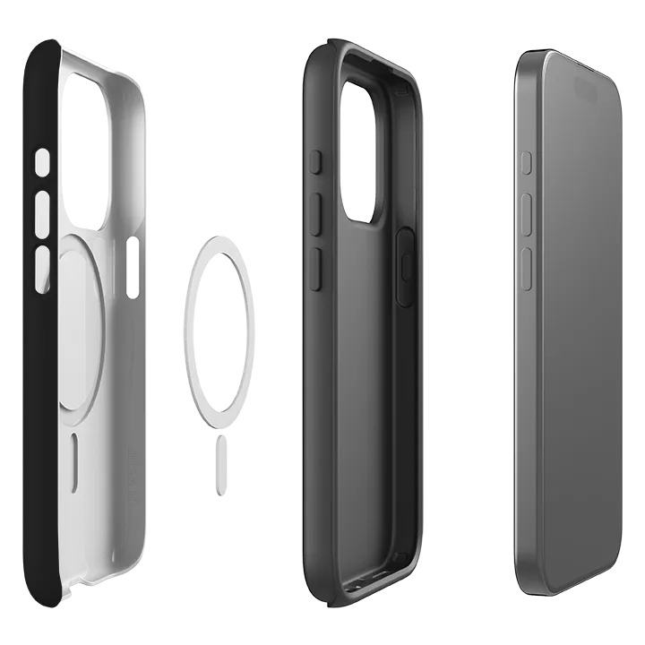 Soft Grip Finish Minimal Look iPhone MagSafe Tough Case -  Ladybug Dark