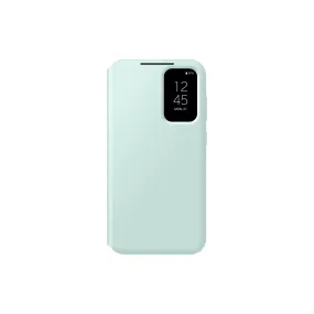 Comfort Layer Texture Flexible Surface Texture Samsung Smart View Wallet Cover - Samsung Galaxy S23 FE - Mint
