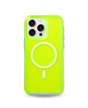 Rugged Look Lime Neon MagSafe Phone Case