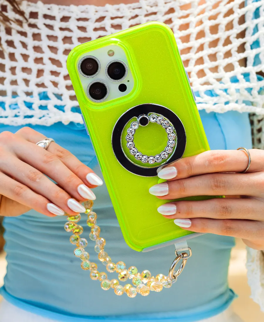 Comfort Shield Lime Neon MagSafe Phone Case