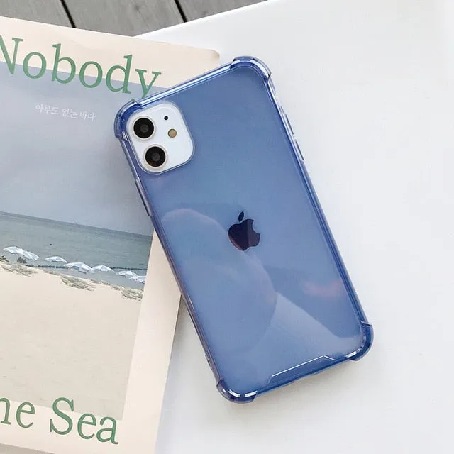 Low Cost Clear Silicone Phone Case For iPhone Simple Style Smooth Craft