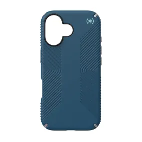 Refined Pattern Speck Presidio2 Grip MagSafe Case - Apple iPhone 17 Pro Max - Blue & Silver (SPK150958-3261)