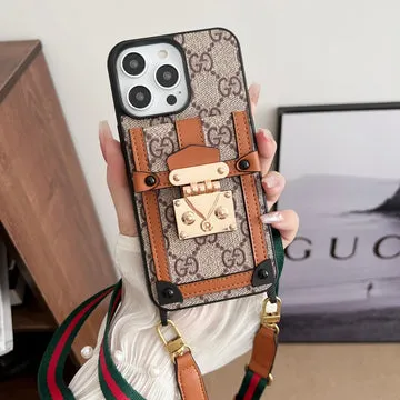 Urban Design Luxury CARD BAG CHAIN CLASSIC IPHONE CASE