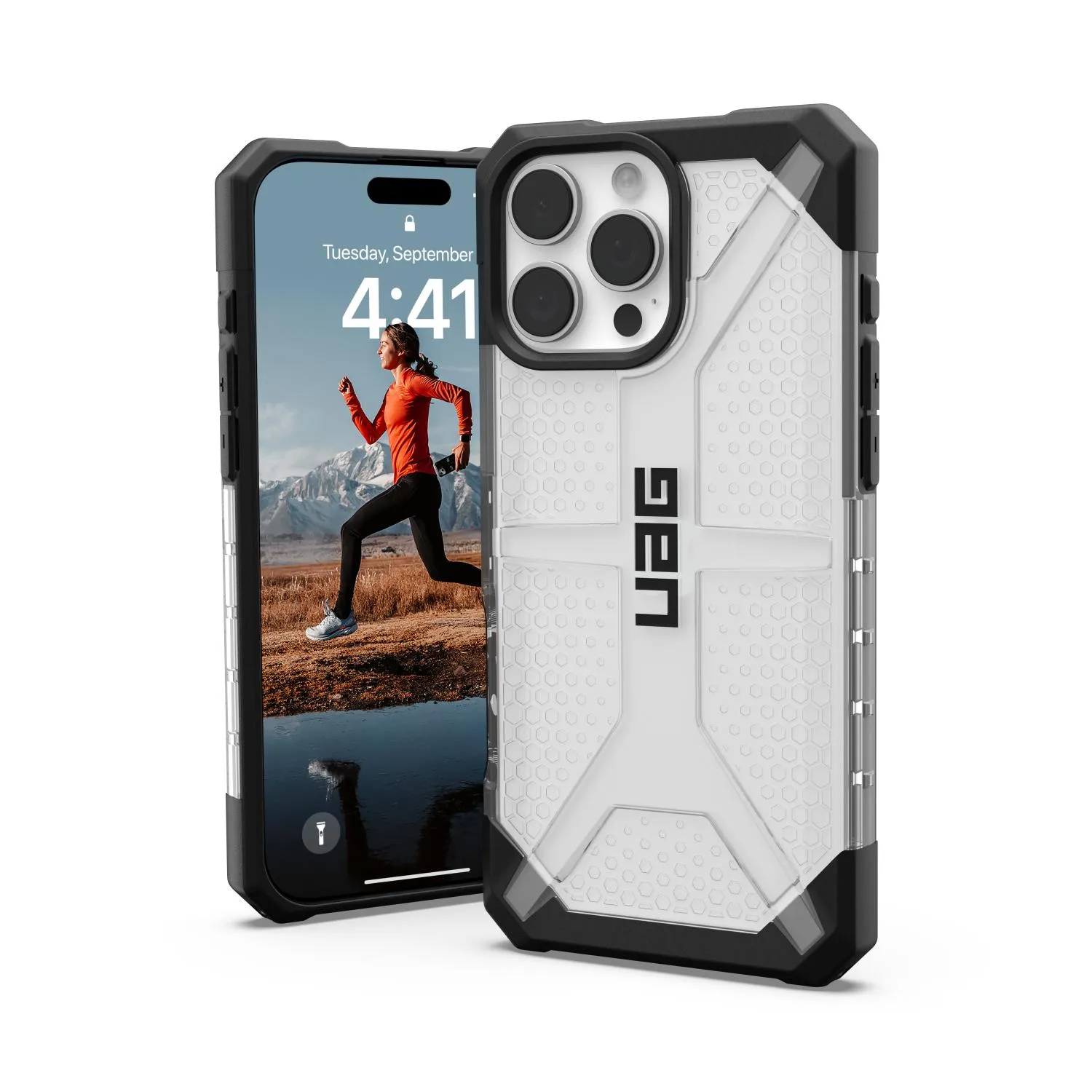 Minimal Design UAG Plasma Case - Apple iPhone 16 Pro Max - Ice (UAG-I16PM-PLACL)