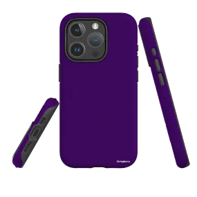 iPhone MagSafe Tough Case -  Manilla Purple Comfort Edge Layer Clear Surface