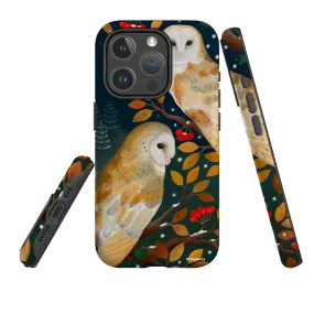 Professional Look Vivid Surface Detail iPhone MagSafe Tough Case - Autumn Owls By Bex Parkin