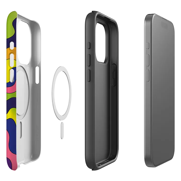 Gloss Layer Finish Rugged Texture Design iPhone MagSafe Tough Case - Cosmo