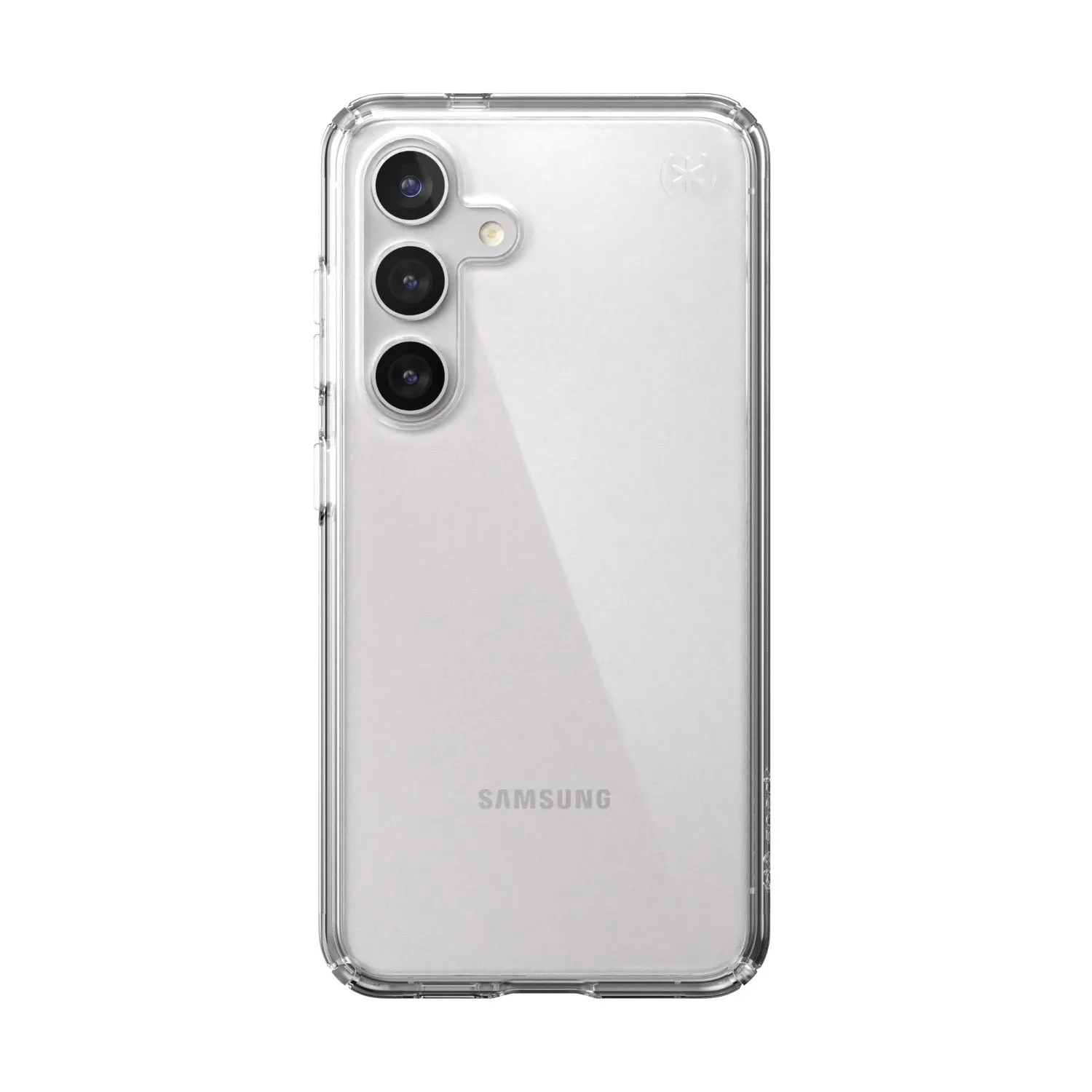 Speck Presidio Perfect Clear Case - Samsung Galaxy S24 - Clear Rugged Build Texture