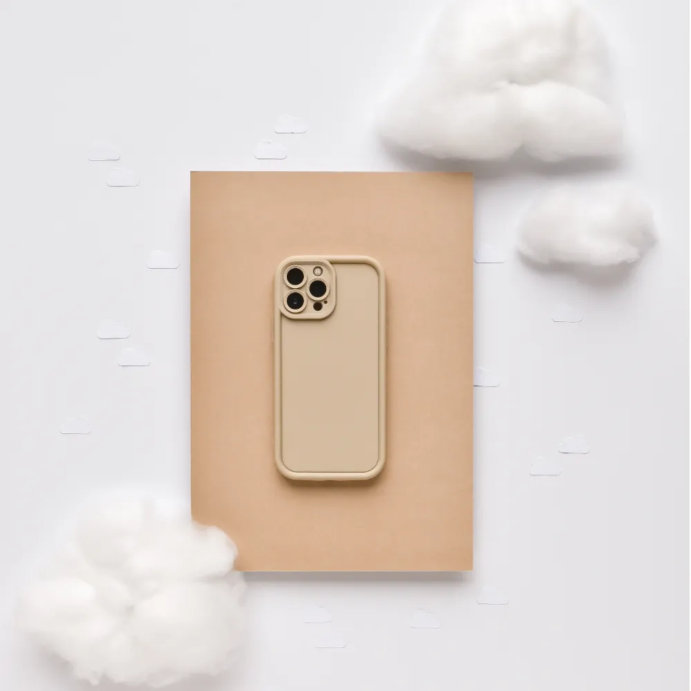 Durable Build Cloud Soft NAKD Phone Case - Latte Nude
