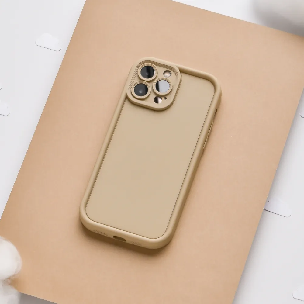 Cloud Soft NAKD Phone Case - Latte Nude Matte Texture Finish Minimal Protection