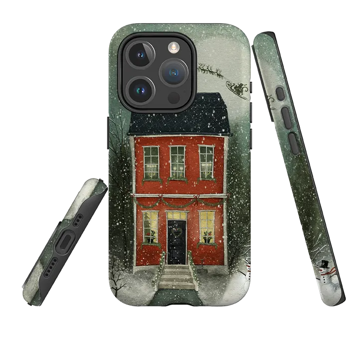 iPhone MagSafe Tough Case -  Night Before Christmas By Maja Lindberg Minimal Edge Design