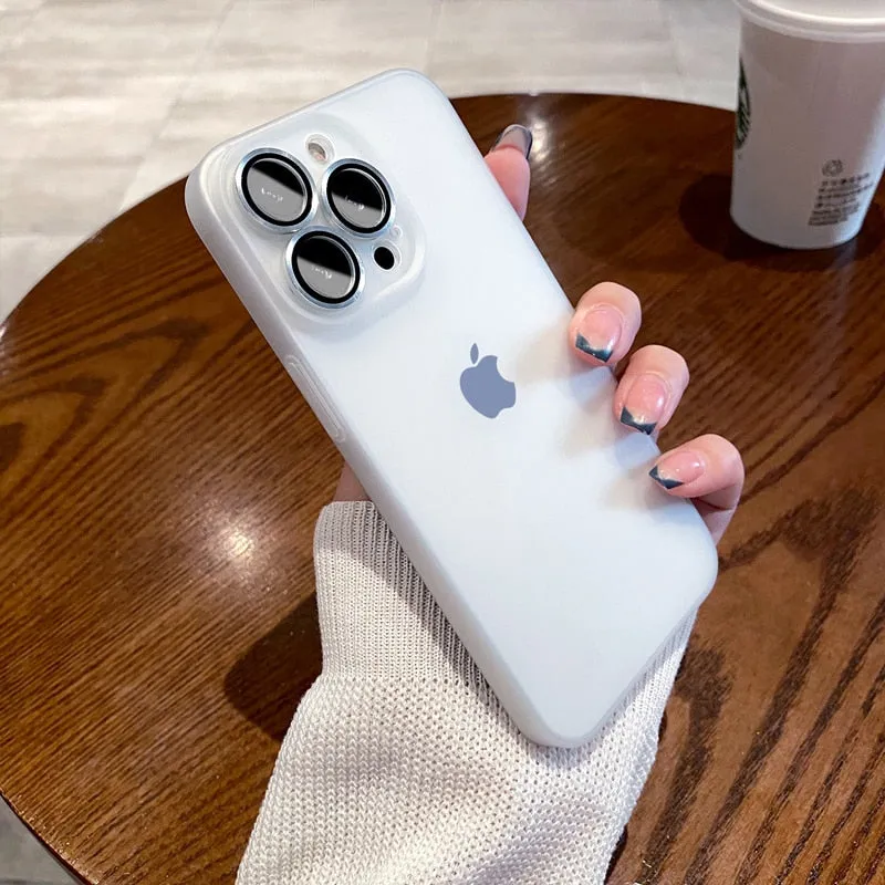 Luxury Translucent Ultra Thin Matte Case For iPhone Smooth Look