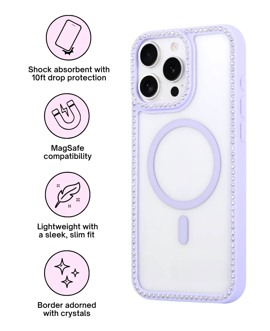 Lavender Glow MagSafe Phone Case Outdoor Travel