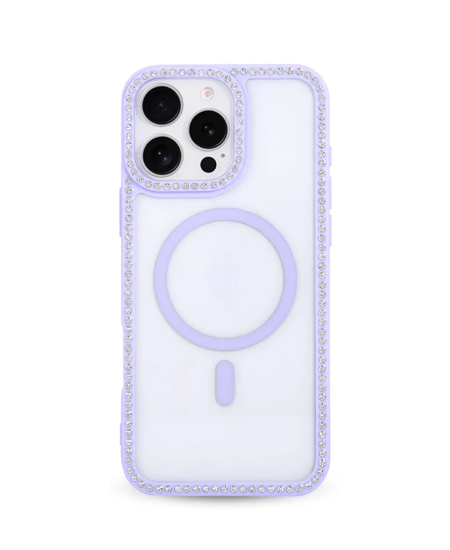 Lavender Glow MagSafe Phone Case Elegant Style