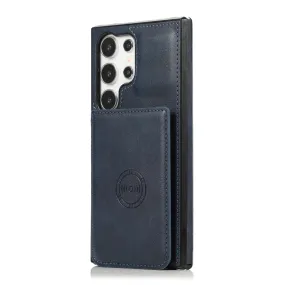 Magnetic Flip Wallet Credit Card Holder Leather Case For Samsung S24-S23 Series Compact Grip