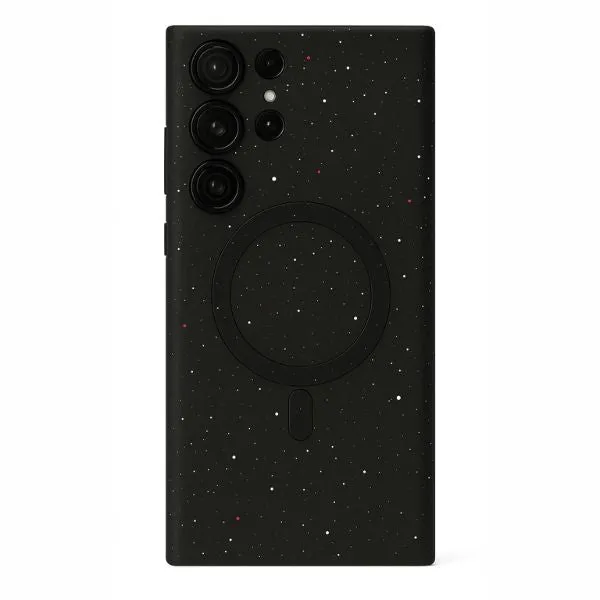 Comfort Shape Vivid Coloration MagSafe-Compatible Speckled Silicone Case for Samsung Galaxy ?C Shockproof, Slim Fit