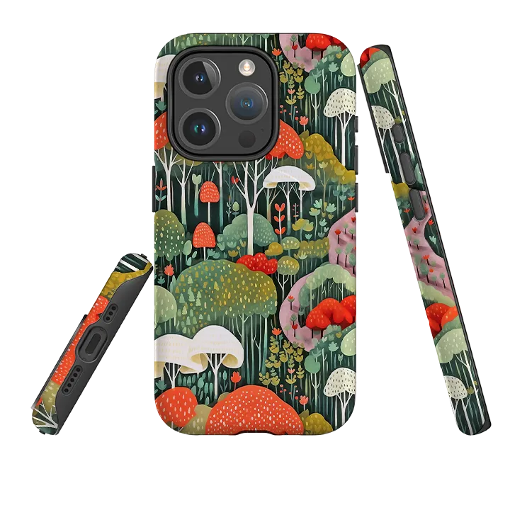 Modern Grip Texture iPhone MagSafe Tough Case - Dunwich Forest