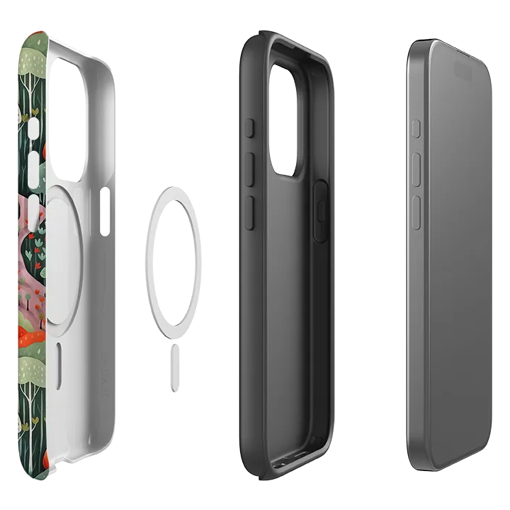 iPhone MagSafe Tough Case - Dunwich Forest Clear Surface Polished Finish Texture