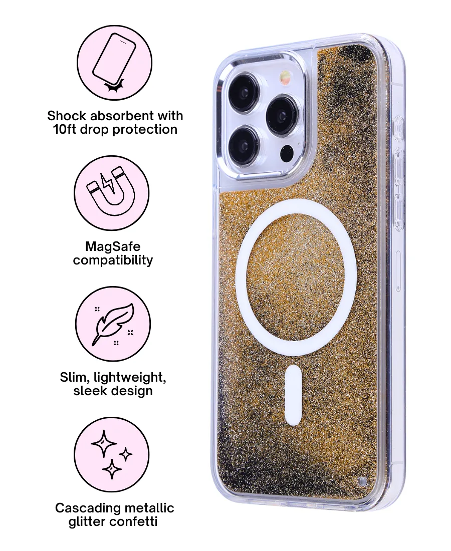 Stylish frame Moonlight Glitter MagSafe Phone Case
