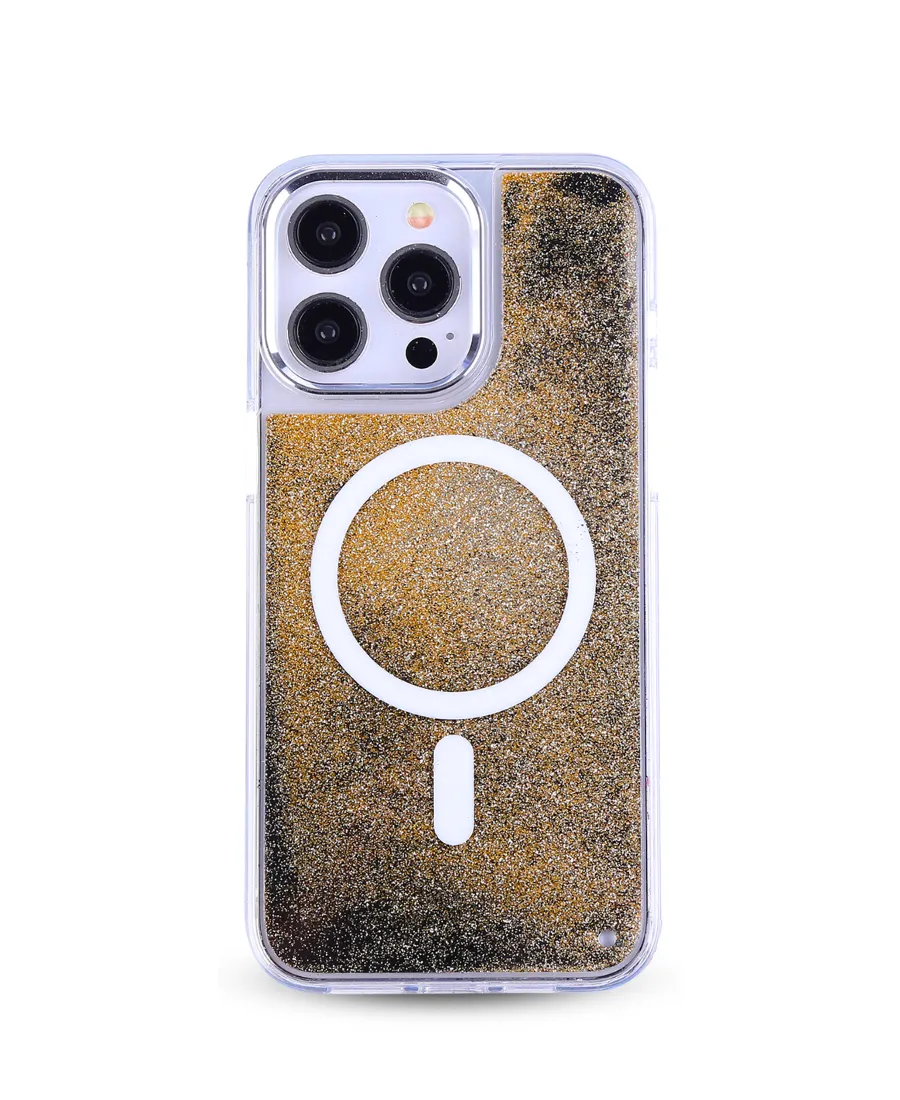 Flexible Edge Moonlight Glitter MagSafe Phone Case
