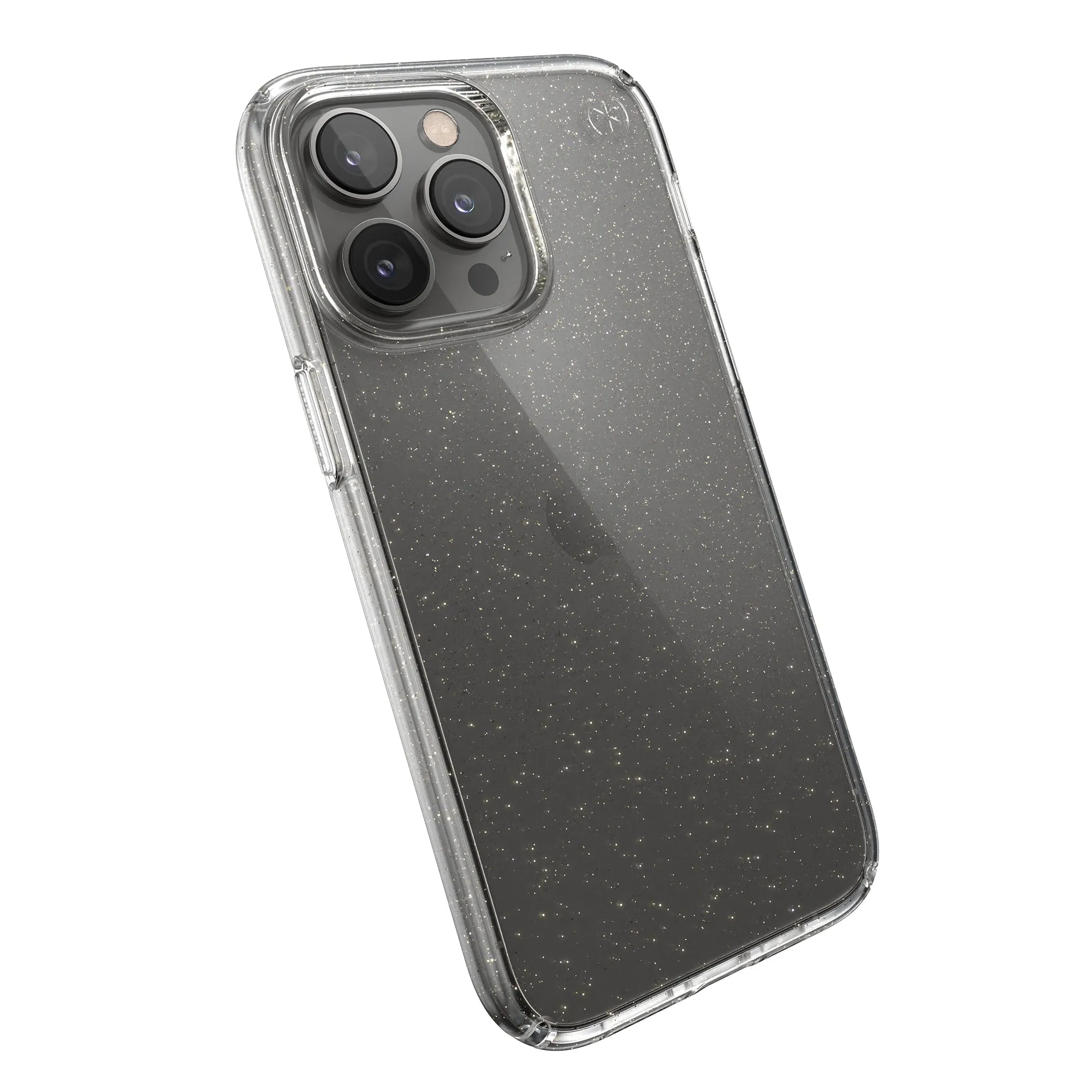 Rugged Build Texture Rugged Edge Texture Presidio Perfect-Clear Glitter iPhone 14 Pro Max Cases