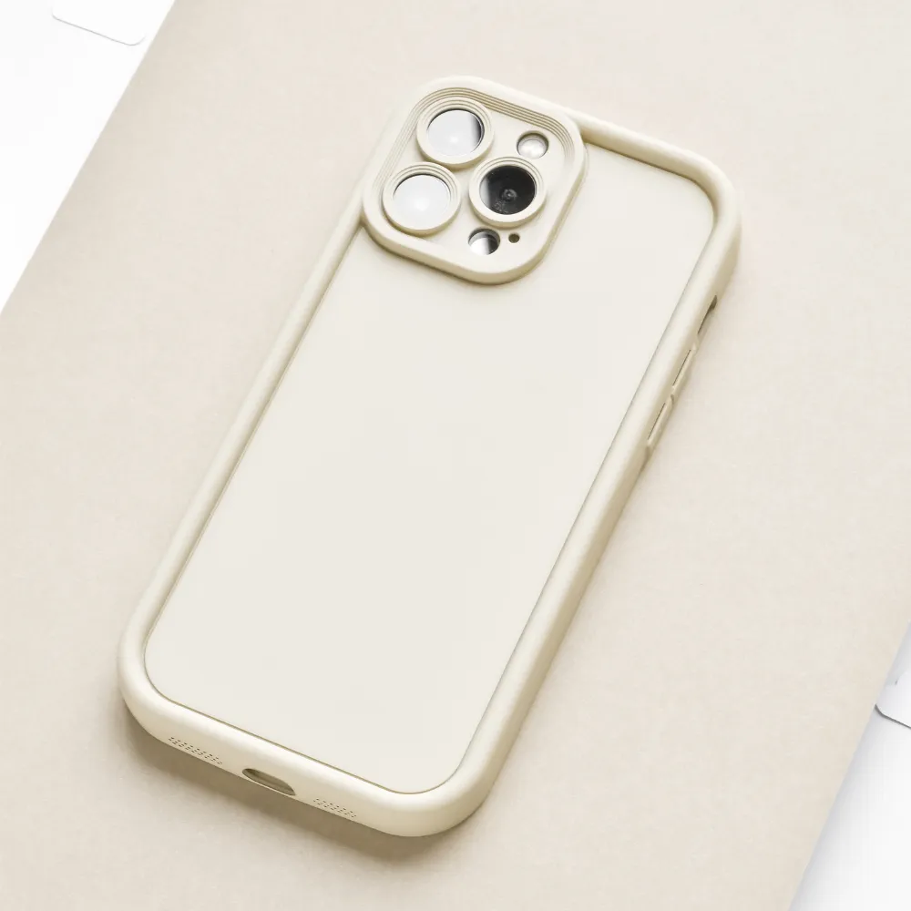 Cloud Soft NAKD Phone Case - Pebble Beige Durable Shape Bold colors