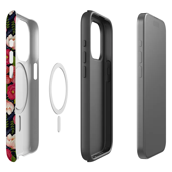 iPhone MagSafe Tough Case - Vintage Roses By Bex Parkin Soft Edge