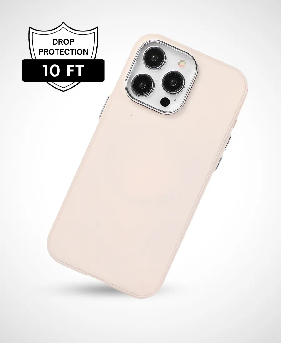 Ivory Pearl Shimmer MagSafe Phone Case Minimal Surface Layer