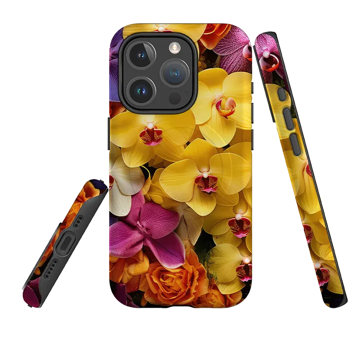 iPhone MagSafe Tough Case -  Lewes Floral II Protective Edge