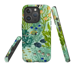 Sleek Finish iPhone MagSafe Tough Case - Coral Forest By Katherine Quinn