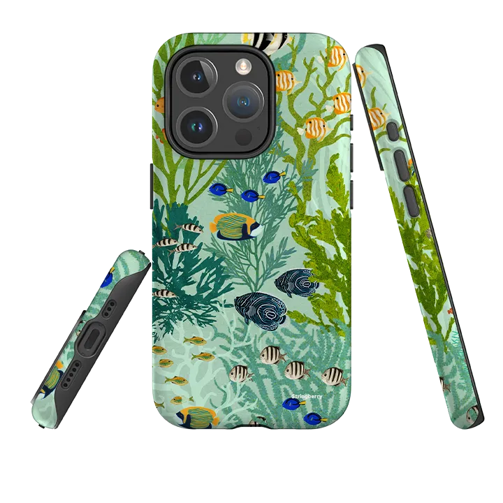 Soft Detail Layer iPhone MagSafe Tough Case - Coral Forest By Katherine Quinn