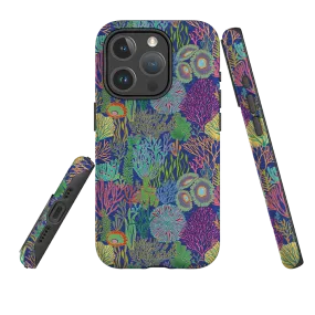 Soft Pattern Layer iPhone MagSafe Tough Case - Coral By Natalie Pedetti Prack